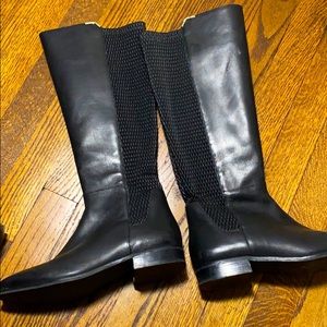 Black Cole Haan Riding boot